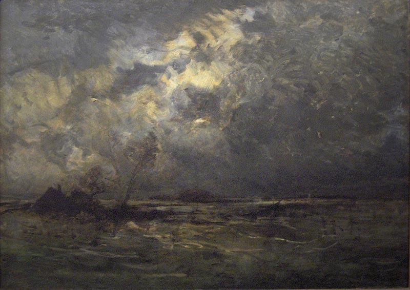 Hippolyte Boulenger The inundation oil painting picture